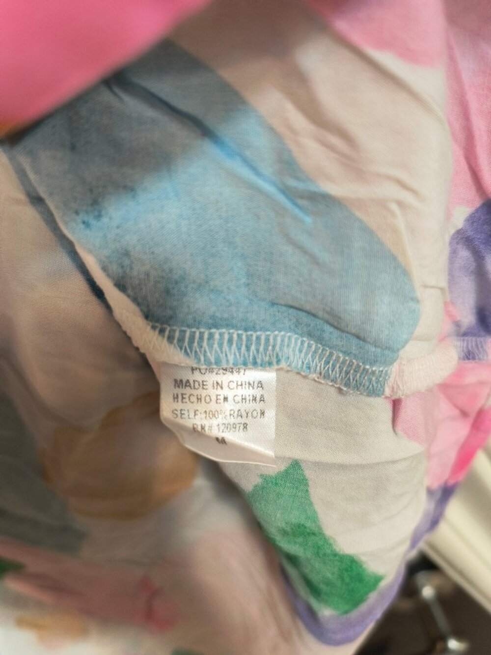 Colorful Blouse - Entro (M) - Picture 3 of 4
